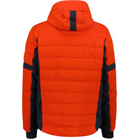 Cmp chaqueta esquí hombre MAN JACKET ZIP HOOD BRICK vista trasera