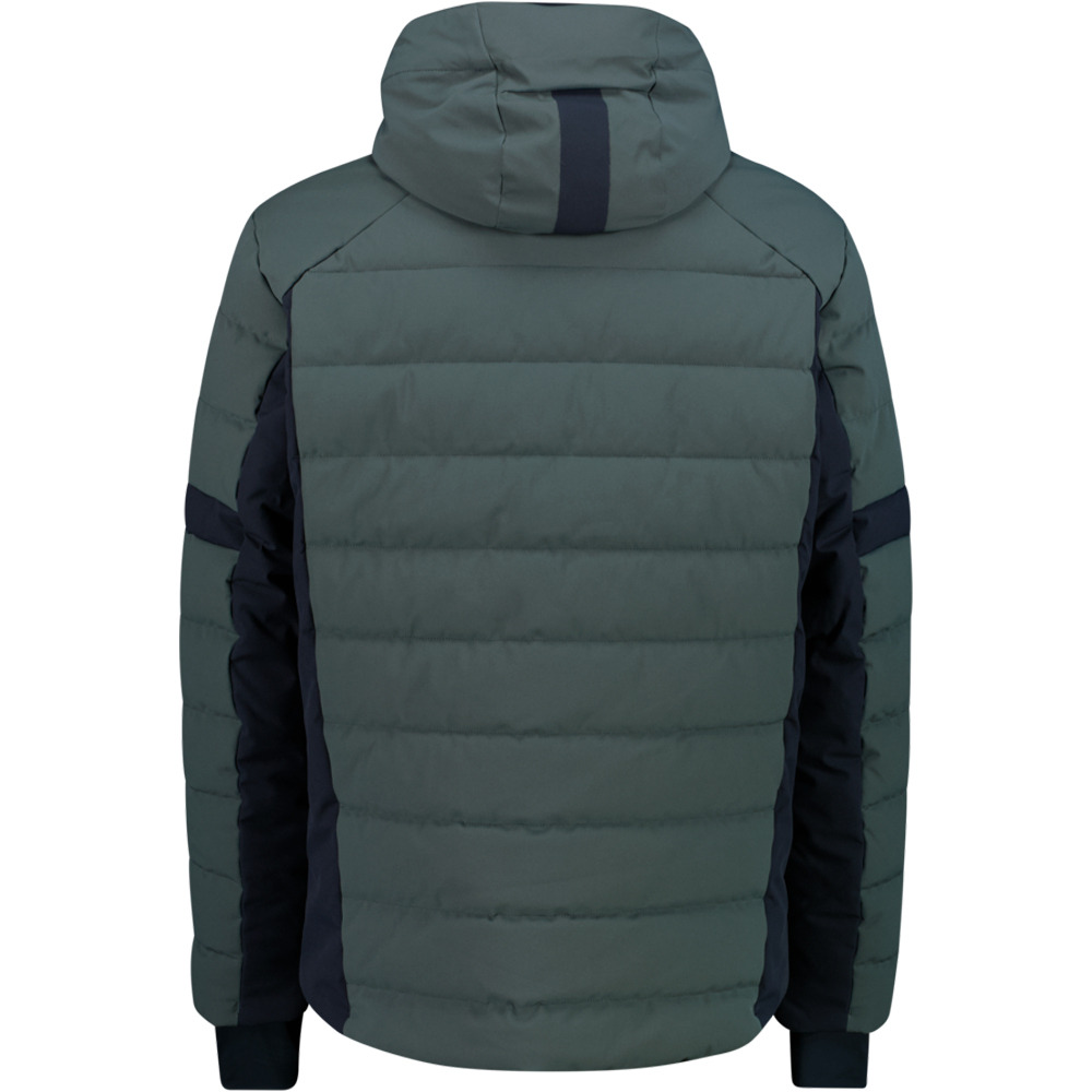Cmp chaqueta esquí hombre MAN JACKET ZIP HOOD JUNGLE vista trasera