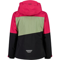 Cmp chaqueta esquí infantil KID G JACKET FIX HOOD AMARANTO vista trasera