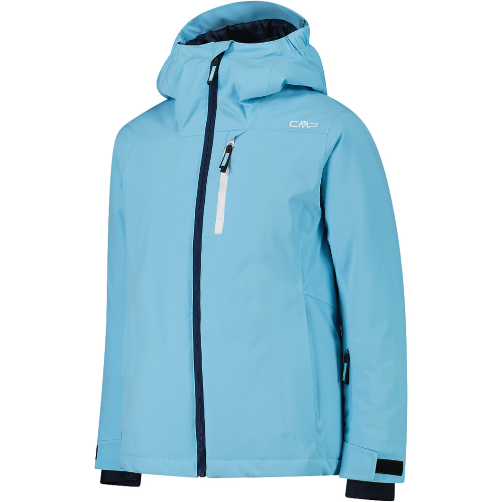 Cmp chaqueta esquí infantil KID G JACKET FIX HOOD AZ vista detalle
