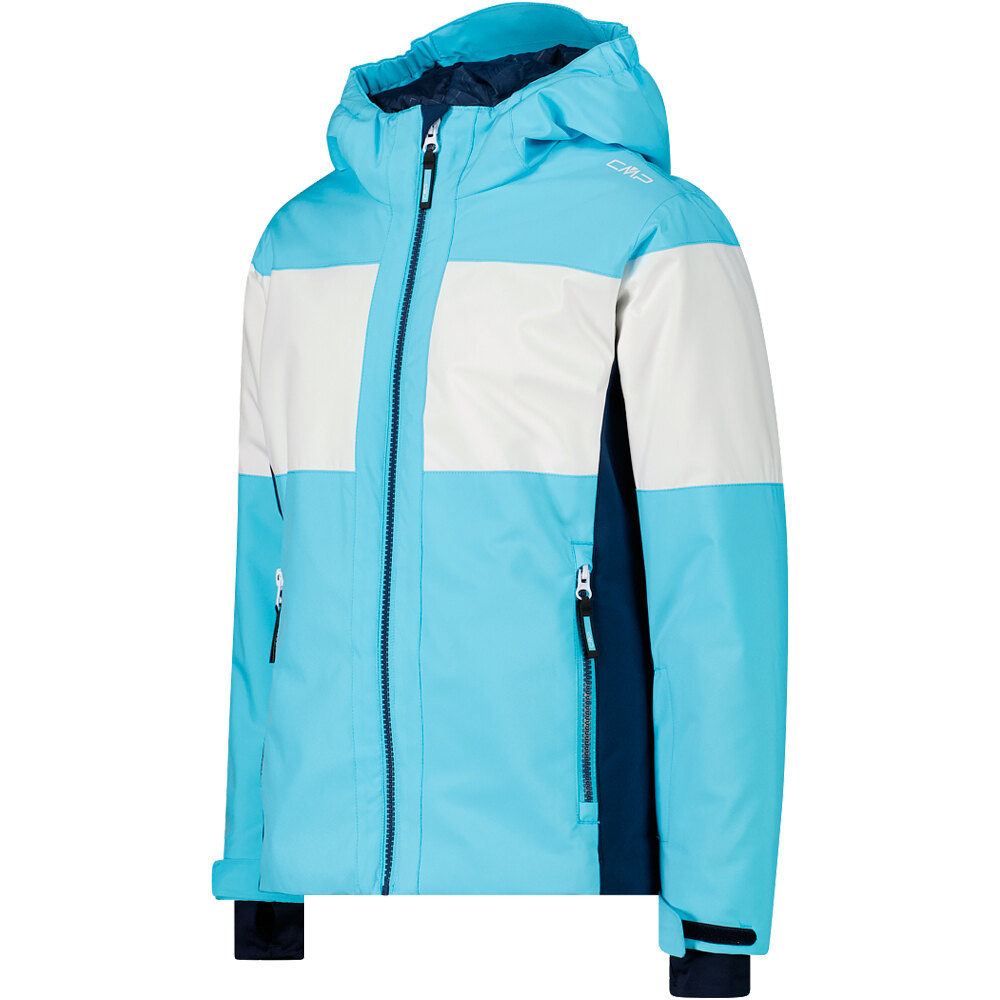 Cmp chaqueta esquí infantil KID G JACKET FIX HOOD AZ vista detalle