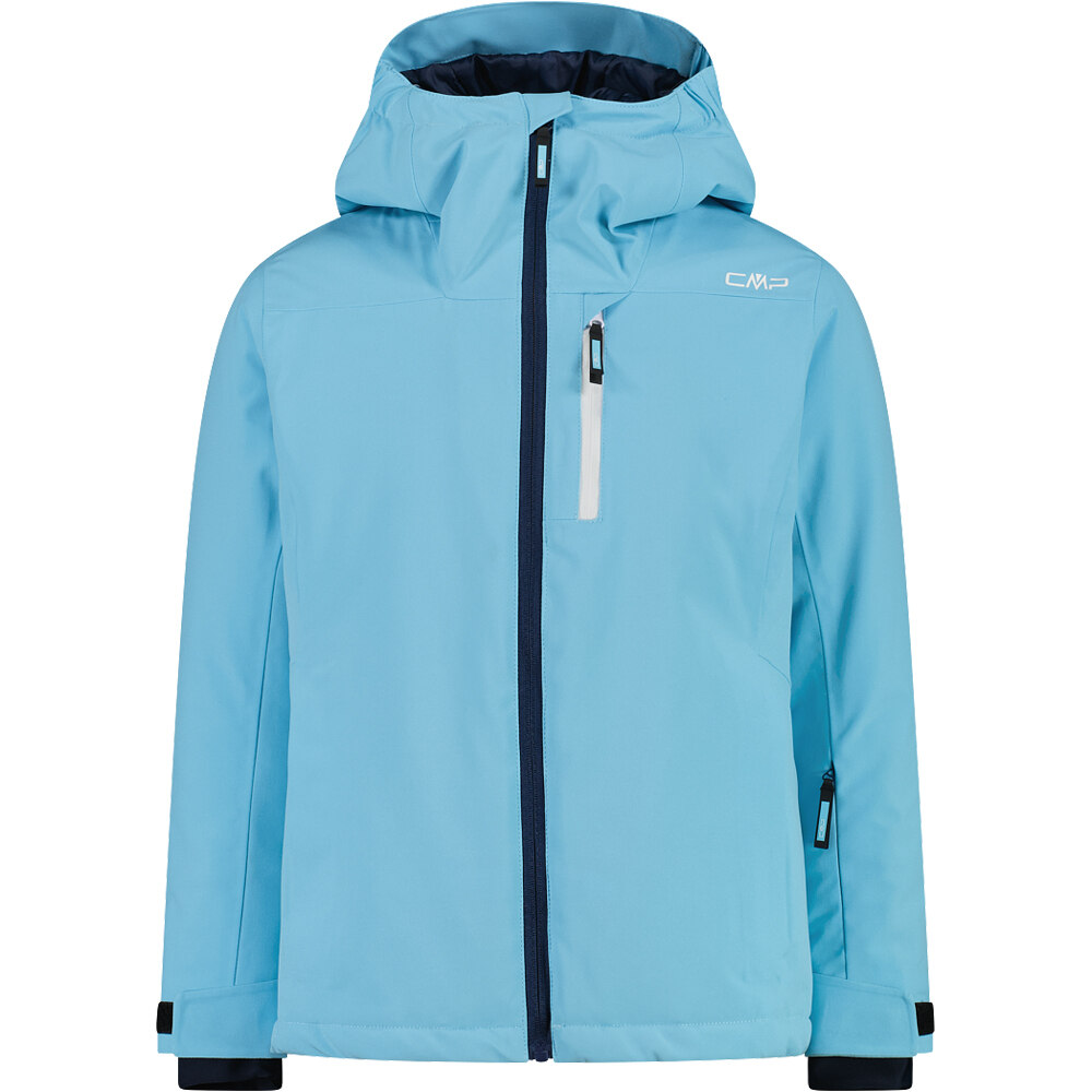 Cmp chaqueta esquí infantil KID G JACKET FIX HOOD AZ vista frontal