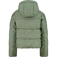Cmp chaqueta esquí infantil KID G JACKET FIX HOOD GREEN TEA-SALVIA vista trasera