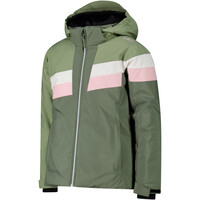 Cmp chaqueta esquí infantil KID G JACKET FIX HOOD GREEN TEA vista detalle