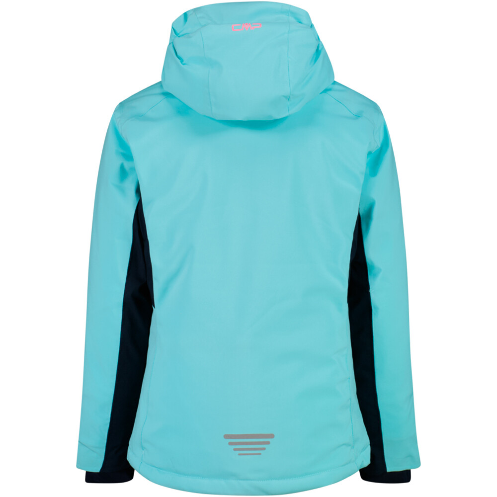 Cmp chaqueta esquí infantil KID G JACKET FIX HOOD vista trasera