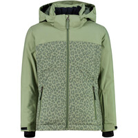KID G JACKET SNAPS HOOD GREEN TEA-SALVIA