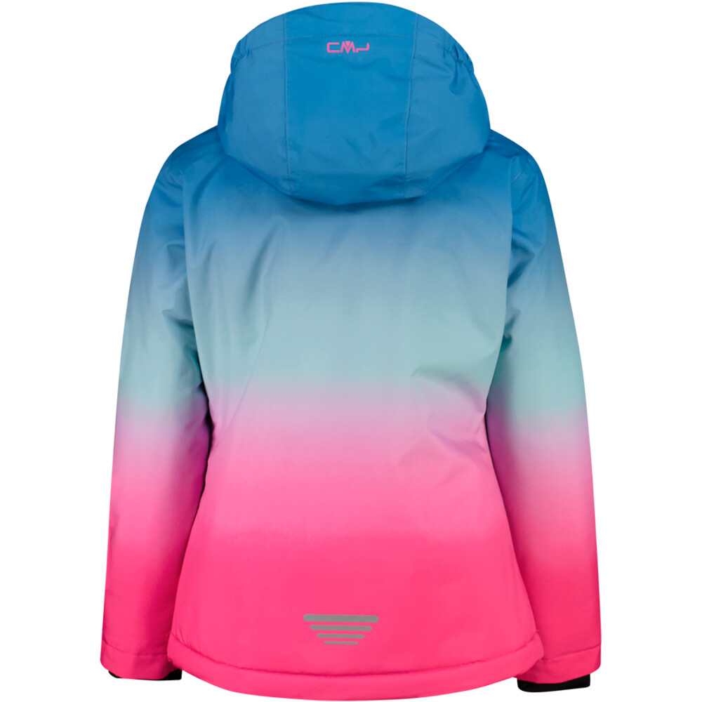 Cmp chaqueta esquí infantil KID G JACKET SNAPS HOOD NIAGARA vista trasera