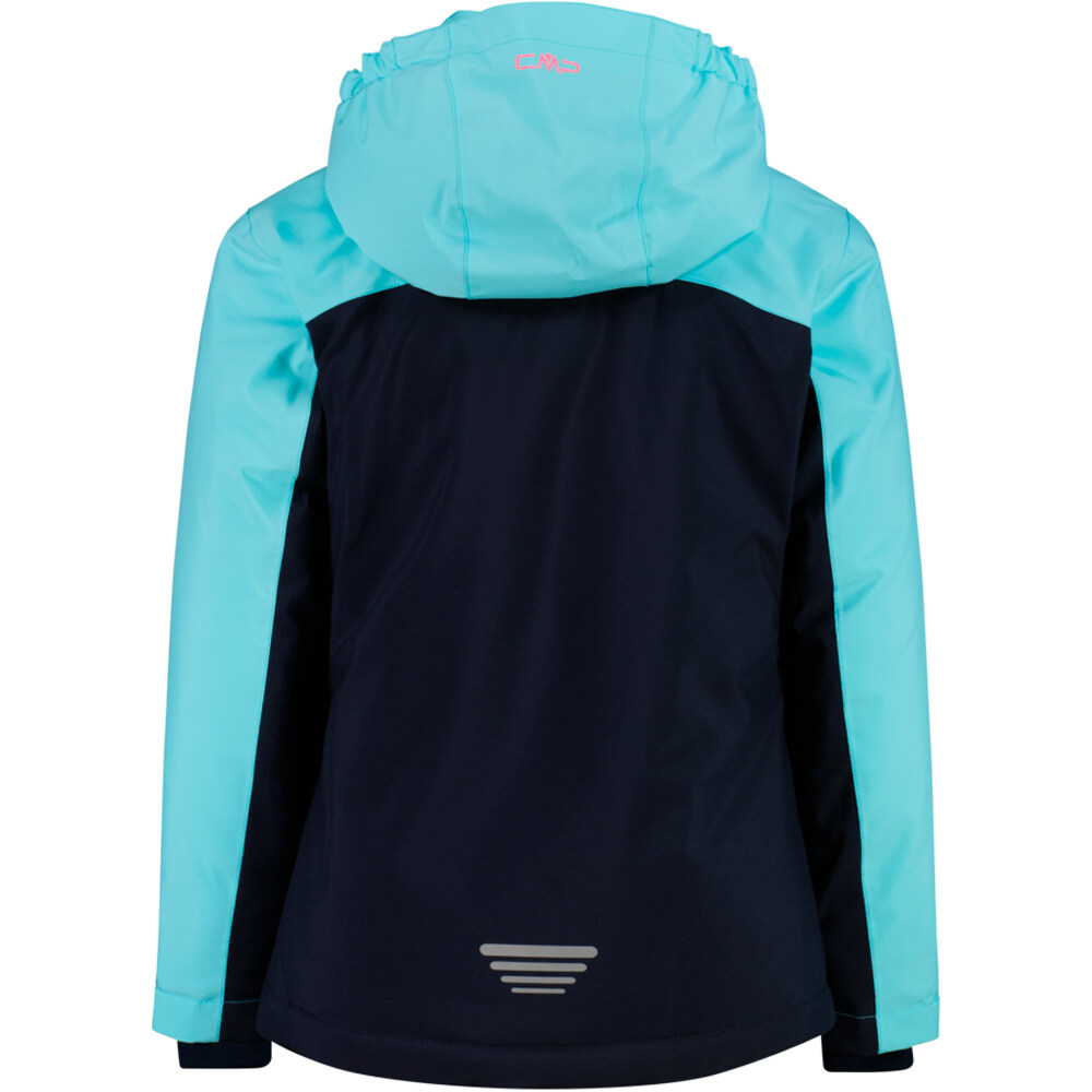 Cmp chaqueta esquí infantil KID G JACKET SNAPS HOOD vista trasera
