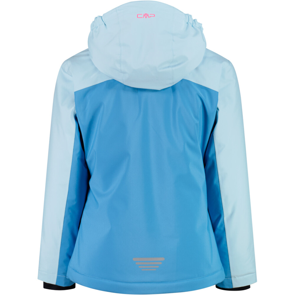 Cmp chaqueta esquí infantil KID G JACKET SNAPS HOOD vista trasera