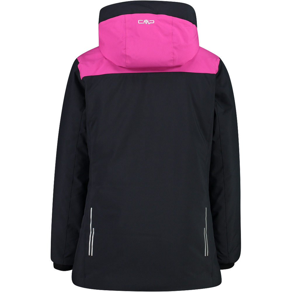 Cmp chaqueta esquí infantil KID G LONG JACKET FIX HOOD vista trasera