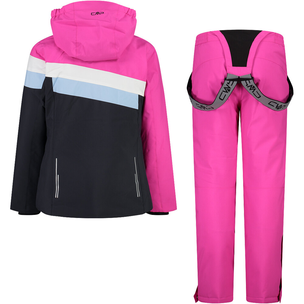 Cmp chaqueta esquí infantil KID G SET JACKET AND PANT vista trasera