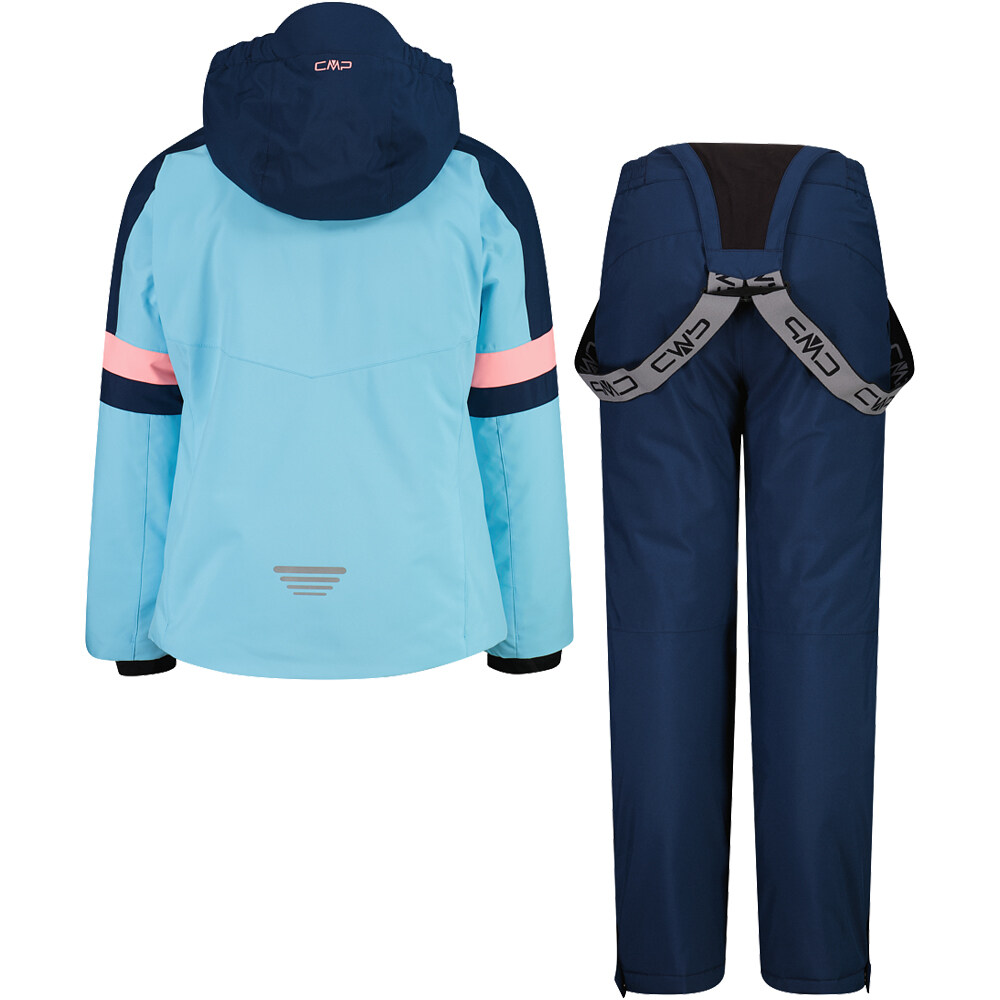 Cmp chaqueta esquí infantil KID G SET JACKET AND PANT vista trasera