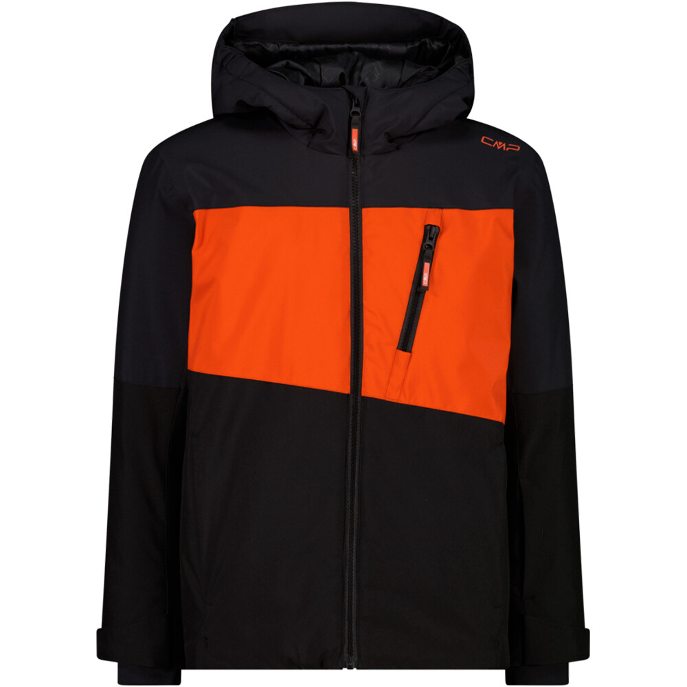 Cmp chaqueta esquí infantil KID JACKET FIX HOOD ANTRACITE vista frontal