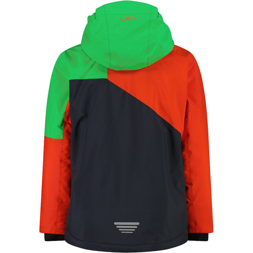 Cmp chaqueta esquí infantil KID JACKET FIX HOOD vista trasera