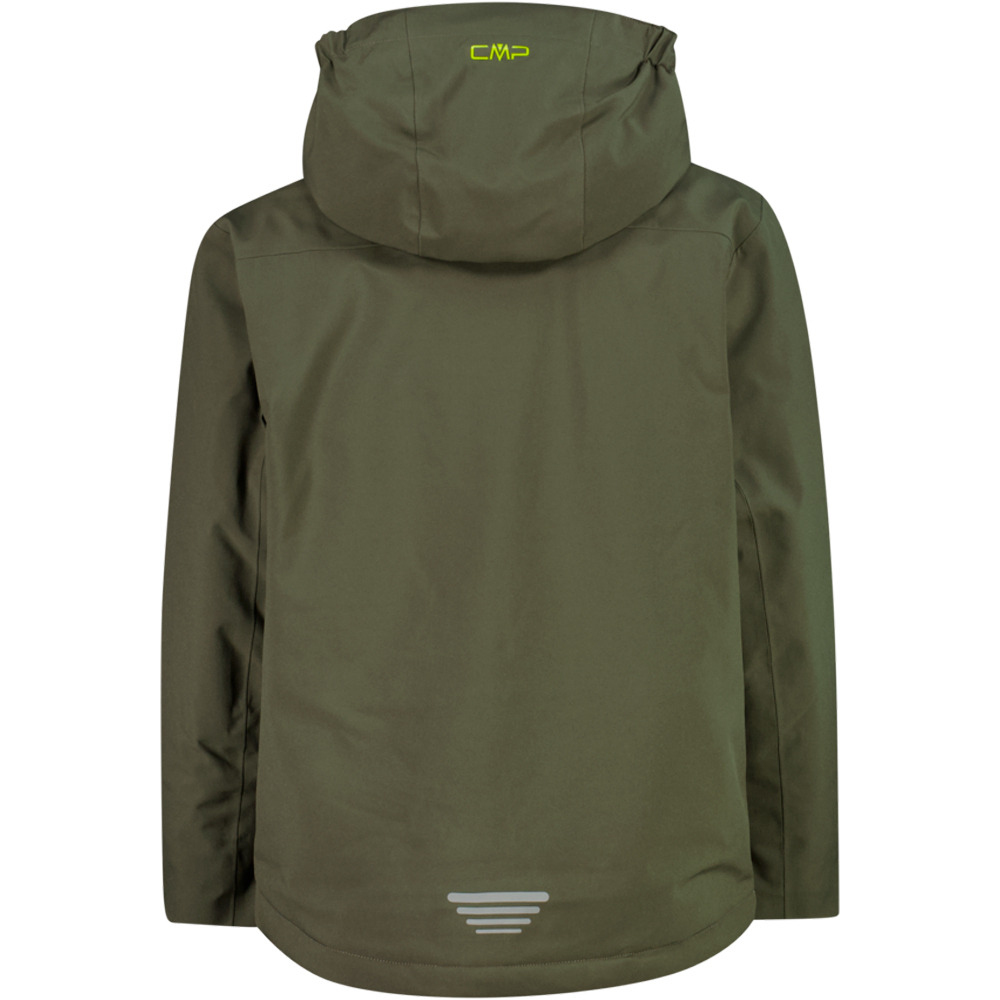 Cmp chaqueta esquí infantil KID JACKET FIX HOOD vista trasera