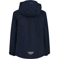 Cmp chaqueta esquí infantil KID JACKET SNAPS HOOD AZ vista trasera