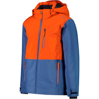 Cmp chaqueta esquí infantil KID JACKET SNAPS HOOD BRICK vista detalle