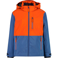 Cmp chaqueta esquí infantil KID JACKET SNAPS HOOD BRICK vista frontal