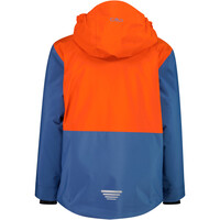 Cmp chaqueta esquí infantil KID JACKET SNAPS HOOD BRICK vista trasera