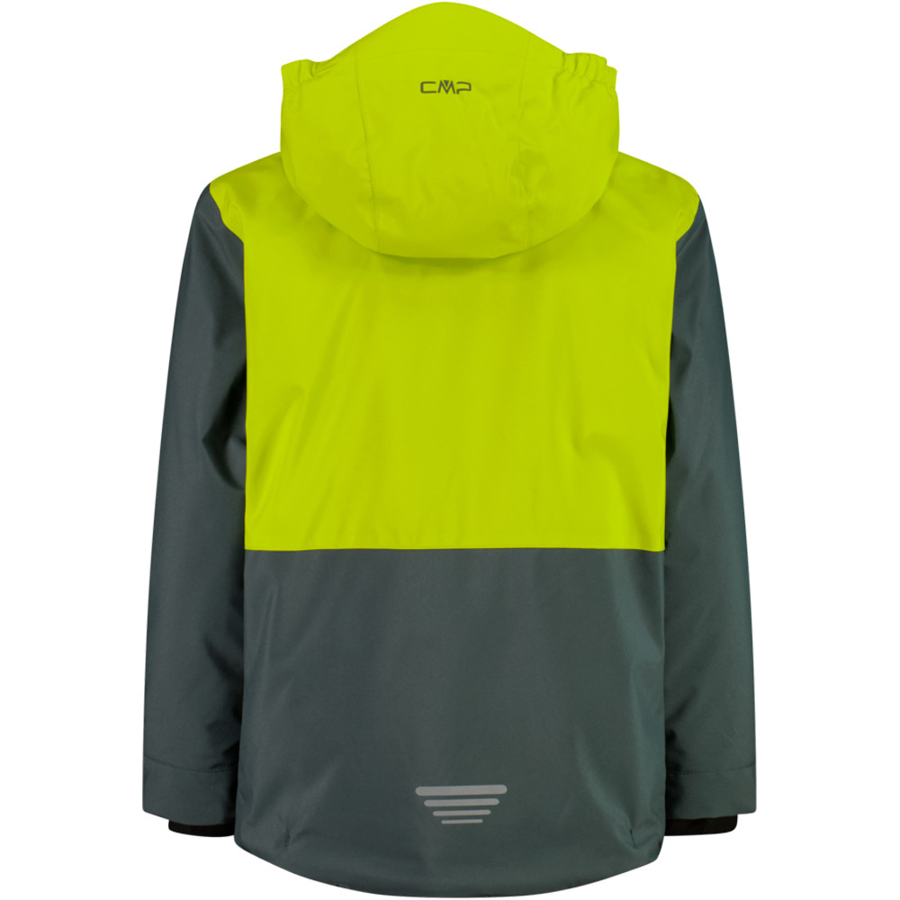 Cmp chaqueta esquí infantil KID JACKET SNAPS HOOD vista trasera