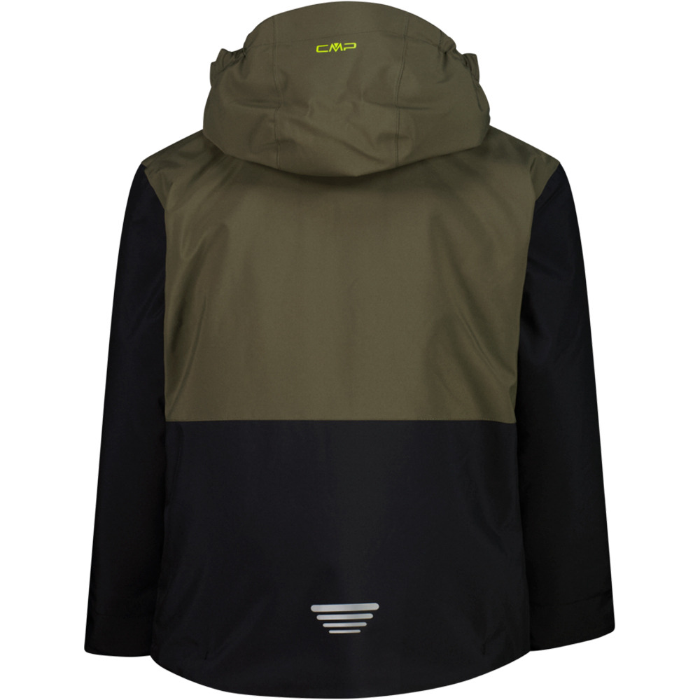 Cmp chaqueta esquí infantil KID JACKET SNAPS HOOD vista trasera