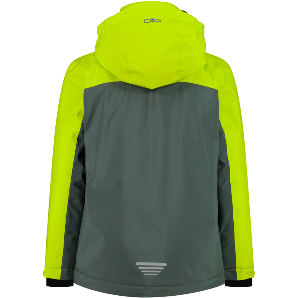Cmp chaqueta esquí infantil KID JACKET SNAPS HOOD vista trasera