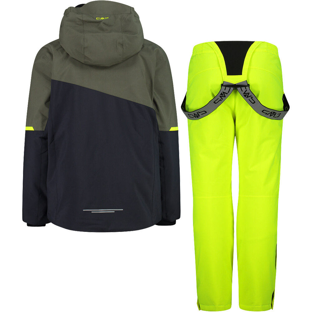 Cmp chaqueta esquí infantil KID SET JACKET AND PANT vista trasera