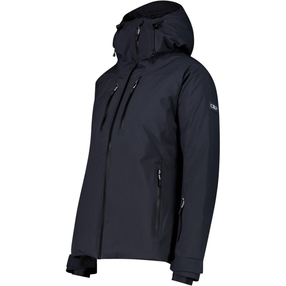 Cmp chaqueta esquí mujer WOMAN JACKET FIX HOOD ANTRACITE vista detalle