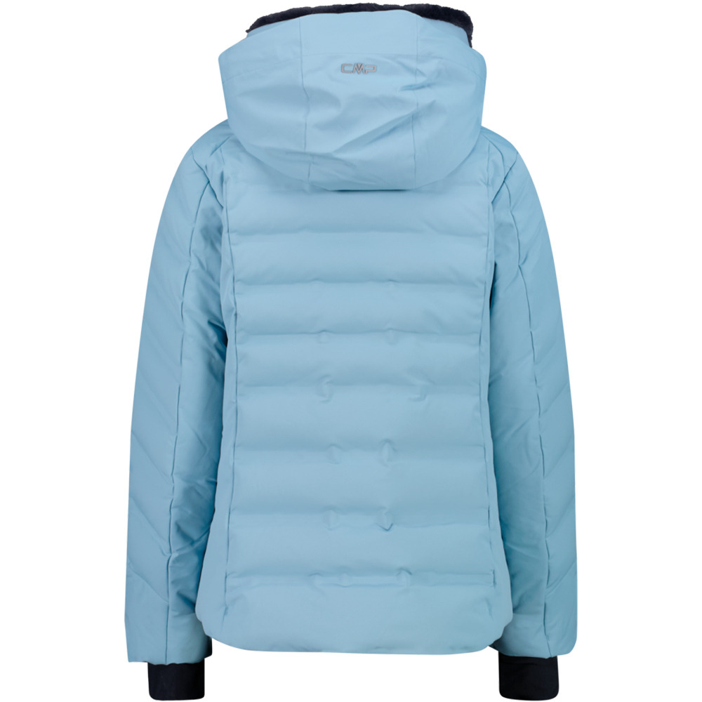 Cmp chaqueta esquí mujer WOMAN JACKET FIX HOOD COOL BLUE vista trasera