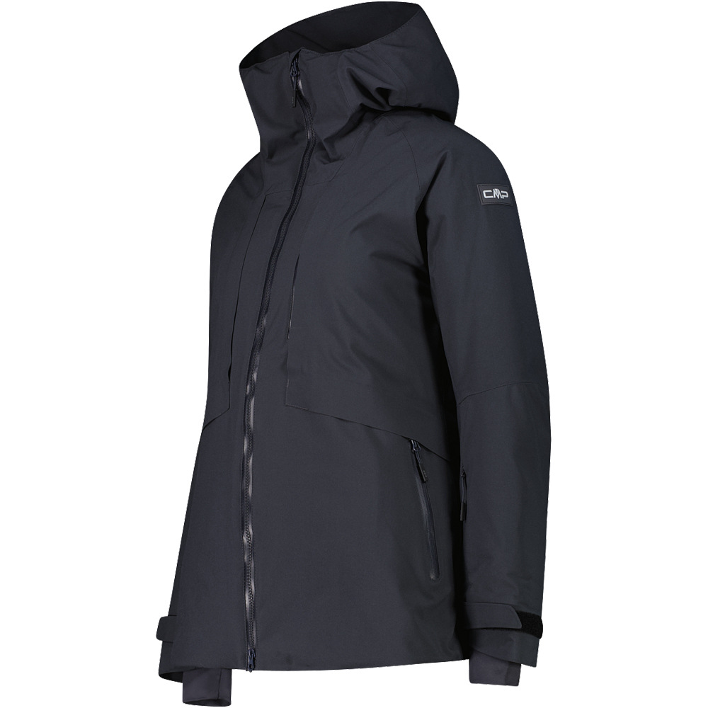Cmp chaqueta esquí mujer WOMAN JACKET FIX HOOD GR vista detalle