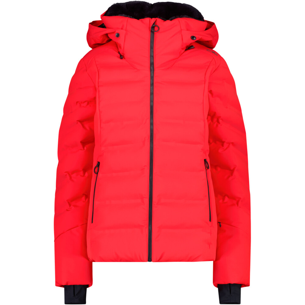 Cmp chaqueta esquí mujer WOMAN JACKET FIX HOOD POPPYSEED vista frontal