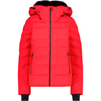 Cmp chaqueta esquí mujer WOMAN JACKET FIX HOOD POPPYSEED vista frontal