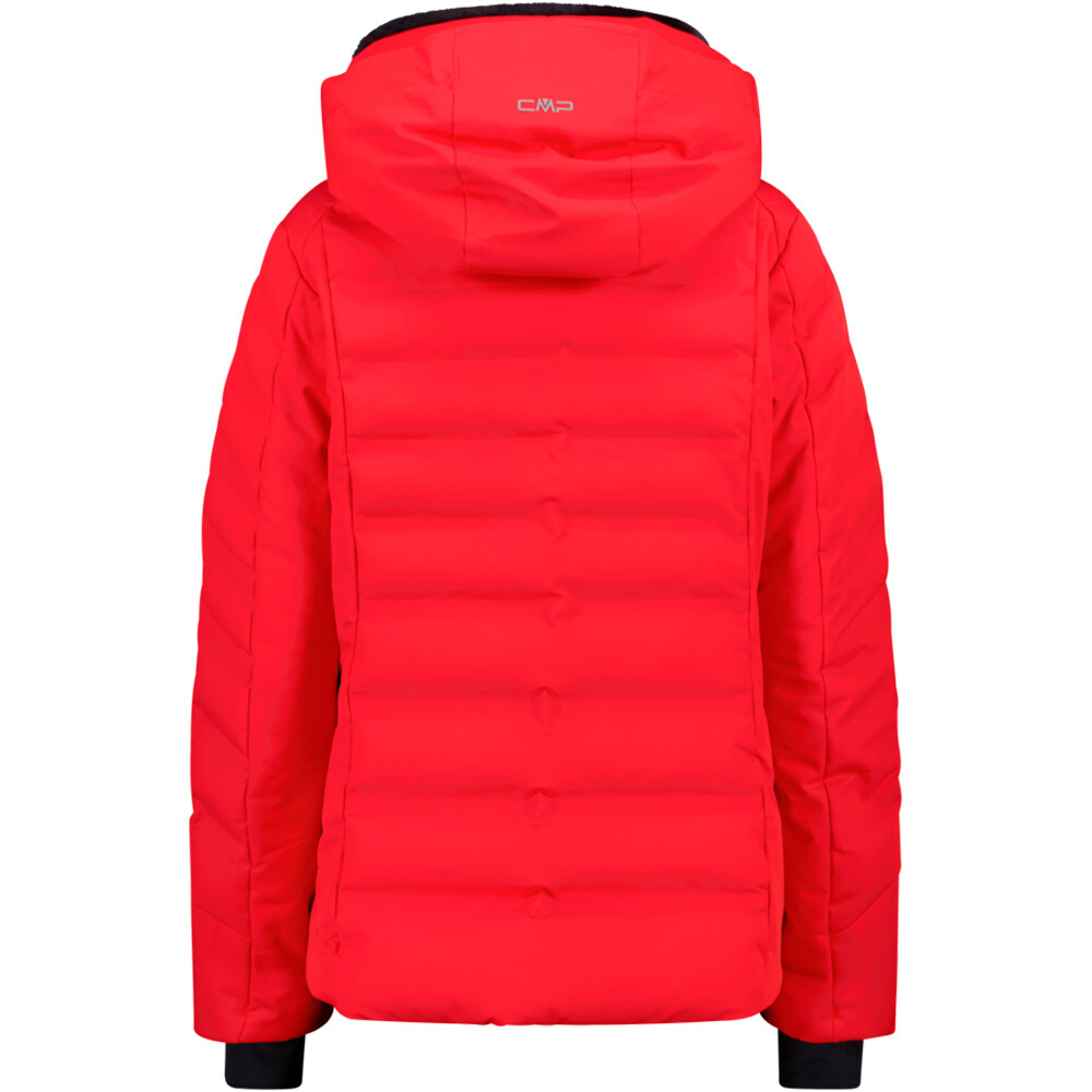 Cmp chaqueta esquí mujer WOMAN JACKET FIX HOOD POPPYSEED vista trasera