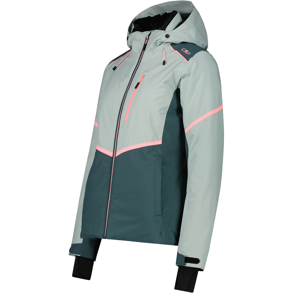 Cmp chaqueta esquí mujer WOMAN JACKET FIX HOOD vista detalle