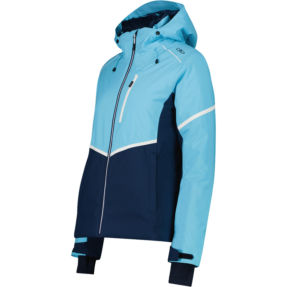Cmp chaqueta esquí mujer WOMAN JACKET FIX HOOD vista detalle