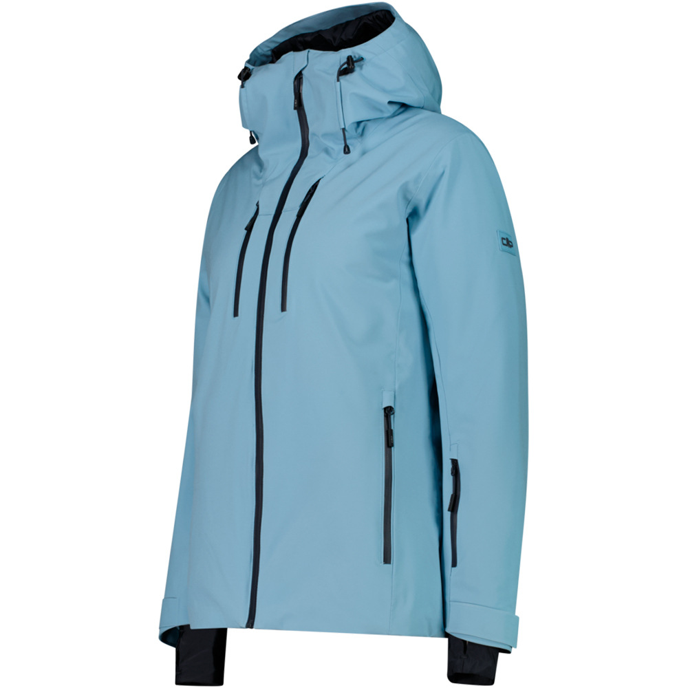 Cmp chaqueta esquí mujer WOMAN JACKET FIX HOOD vista detalle