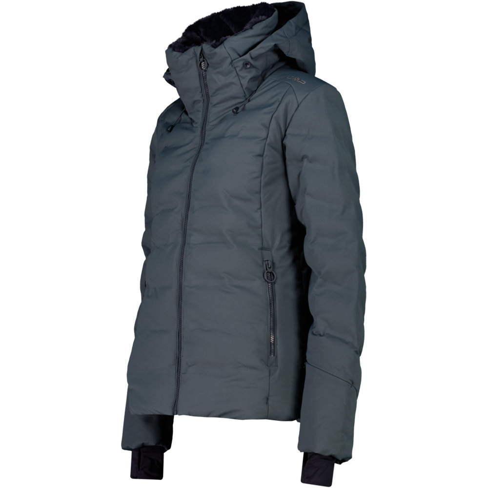 Cmp chaqueta esquí mujer WOMAN JACKET FIX HOOD vista detalle