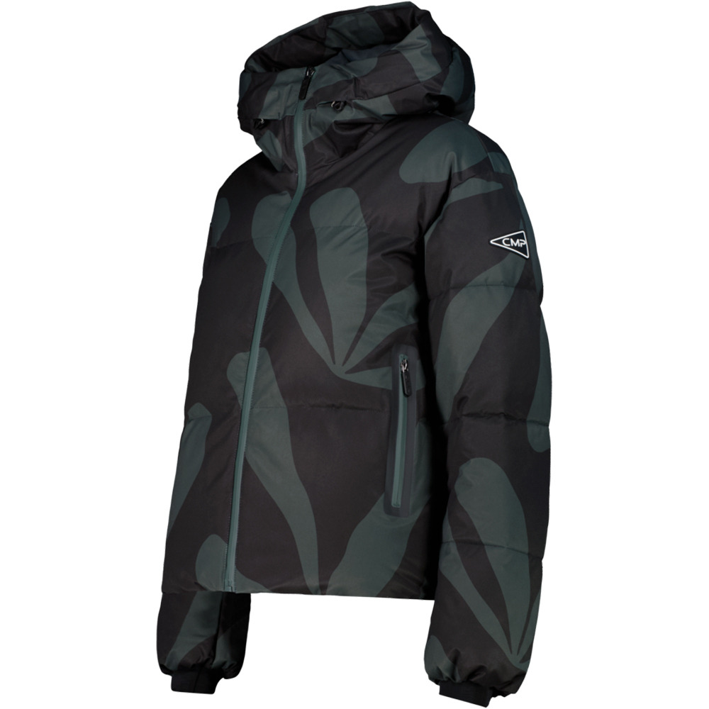 Cmp chaqueta esquí mujer WOMAN JACKET FIX HOOD vista detalle