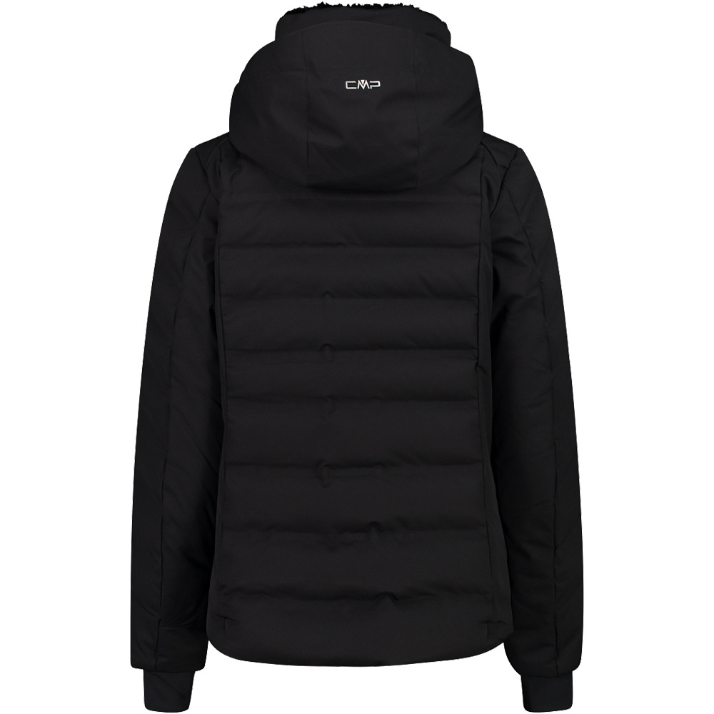 Cmp chaqueta esquí mujer WOMAN JACKET FIX HOOD vista trasera