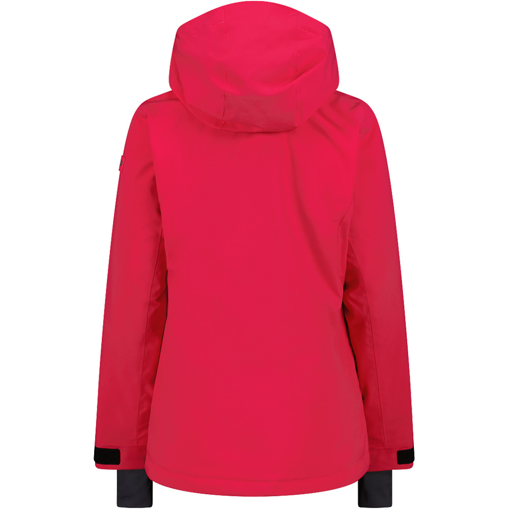 Cmp chaqueta esquí mujer WOMAN JACKET FIX HOOD vista trasera