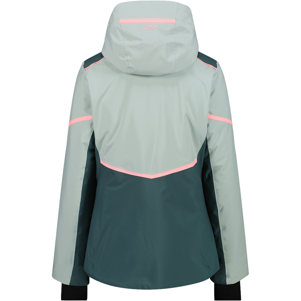 Cmp chaqueta esquí mujer WOMAN JACKET FIX HOOD vista trasera