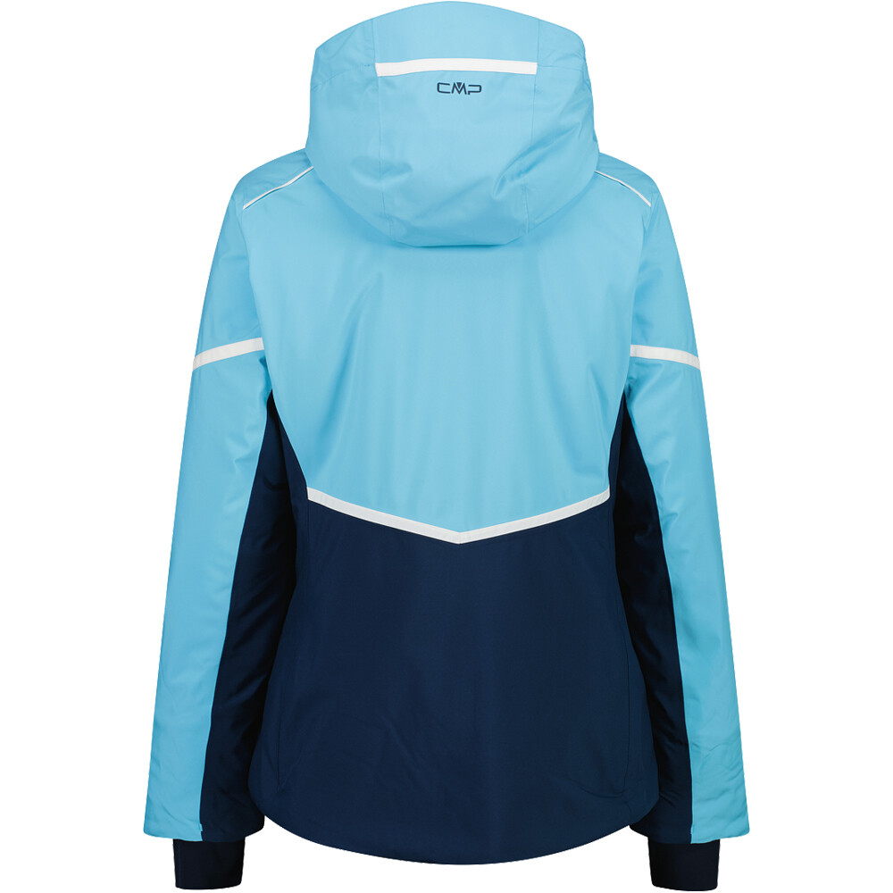 Cmp chaqueta esquí mujer WOMAN JACKET FIX HOOD vista trasera