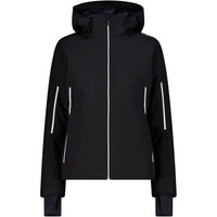 WOMAN JACKET ZIP HOOD ANTRACITE