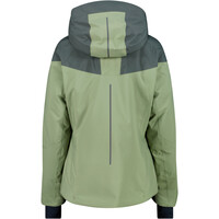 Cmp chaqueta esquí mujer WOMAN JACKET ZIP HOOD GREEN TEA vista trasera