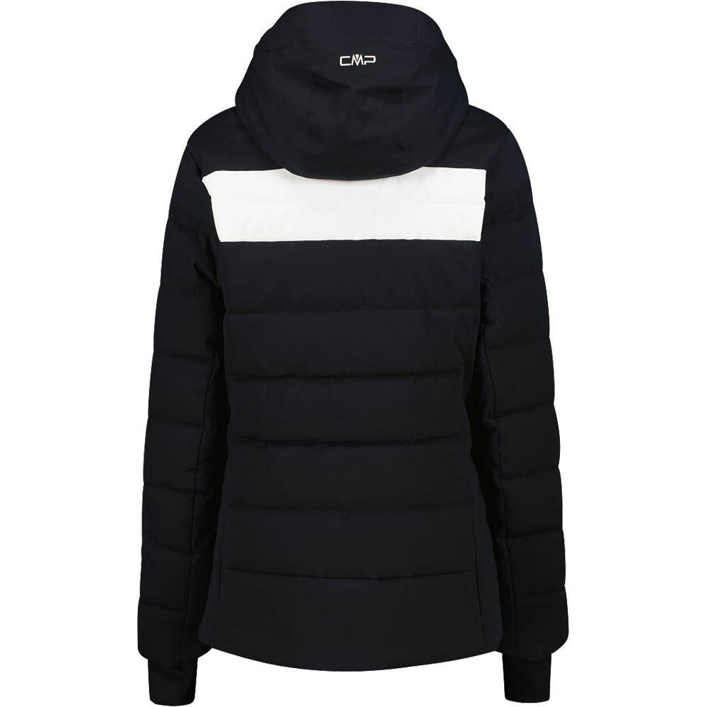 Cmp chaqueta esquí mujer WOMAN JACKET ZIP HOOD NE vista trasera