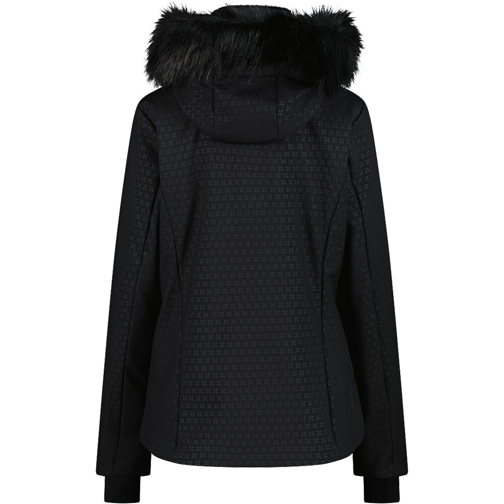 Cmp chaqueta esquí mujer WOMAN JACKET ZIP HOOD NE vista trasera