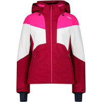 WOMAN JACKET ZIP HOOD RASPBERRY