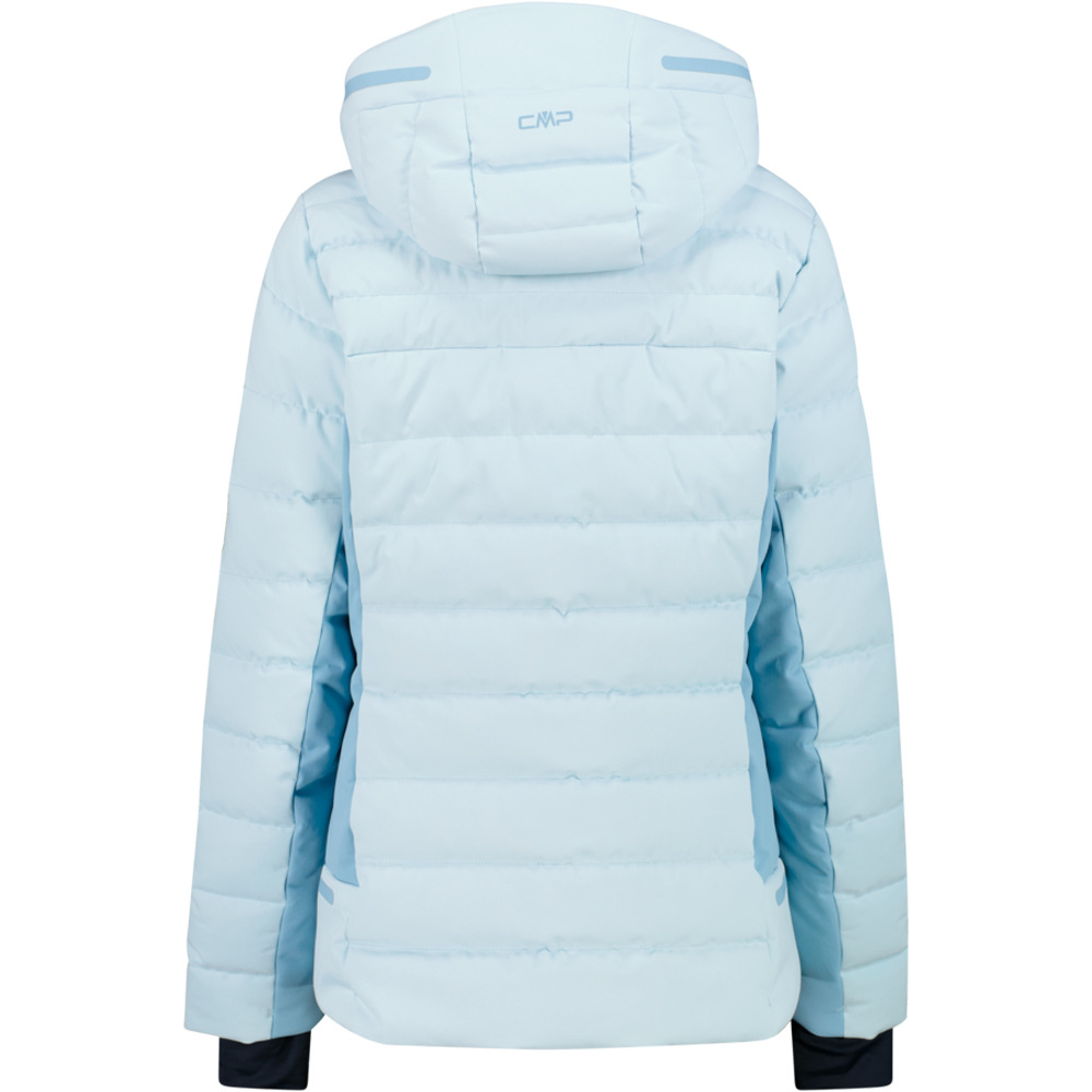 Cmp chaqueta esquí mujer WOMAN JACKET ZIP HOOD SKY vista trasera