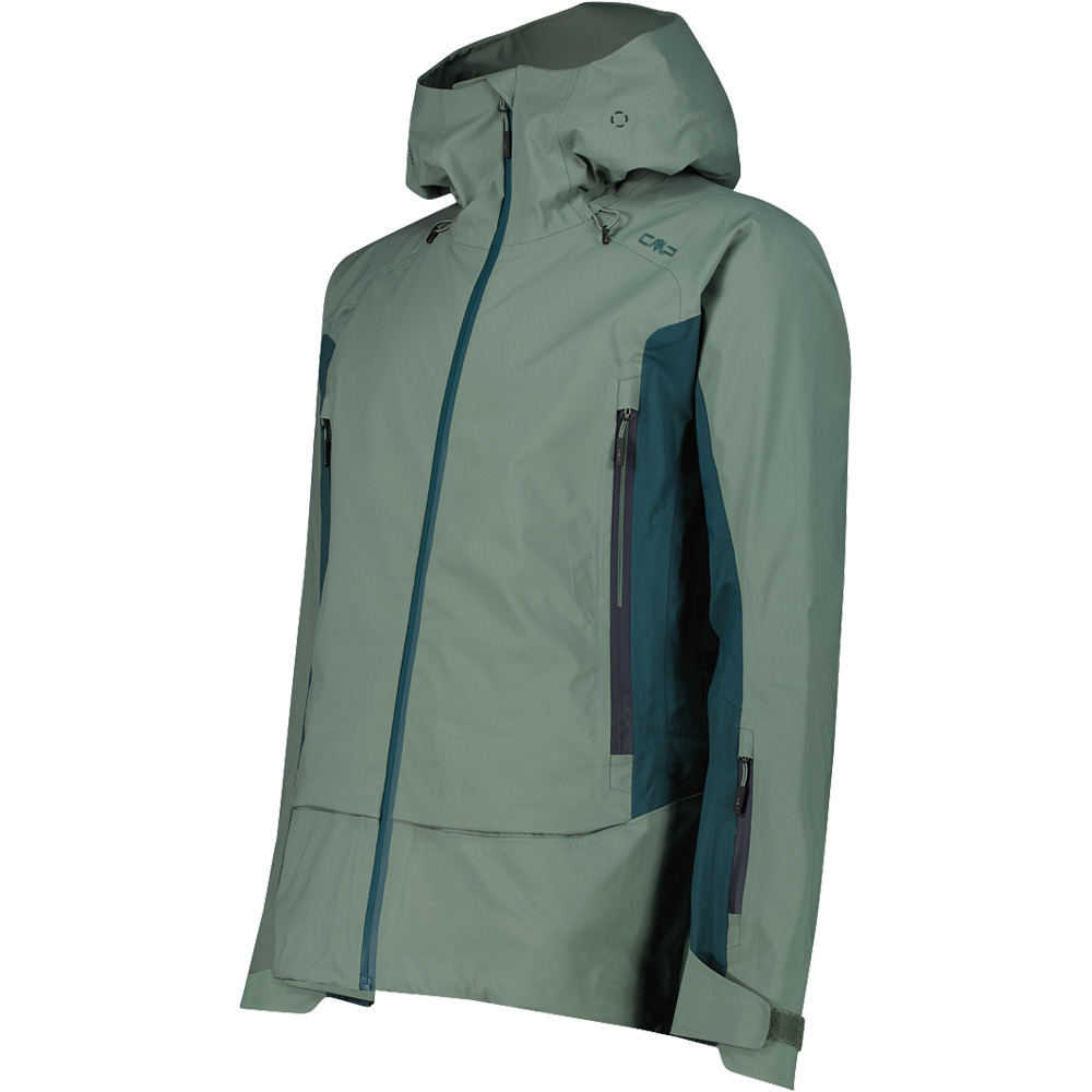 Cmp chaqueta impermeable hombre MAN JACKET FIX HOOD vista detalle
