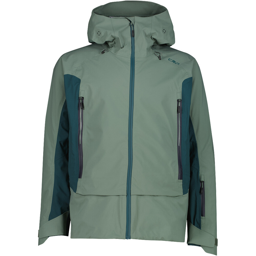 Cmp chaqueta impermeable hombre MAN JACKET FIX HOOD vista frontal